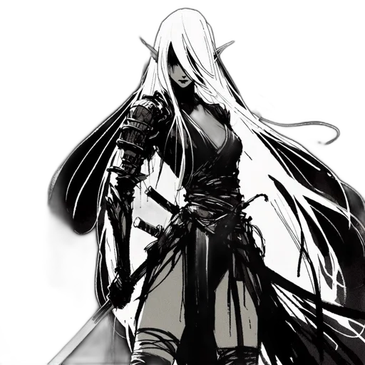 sword, dress, weapon, staff transparent PNG cut-out