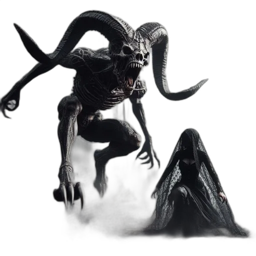 creature, mask, concept art, fantasy art transparent PNG cut-out