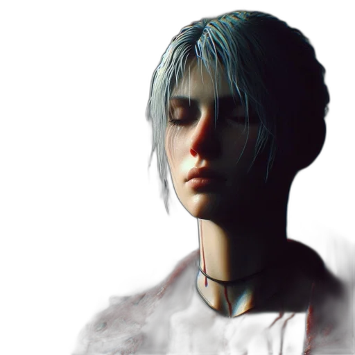 face, creature, robot, staff transparent PNG cut-out