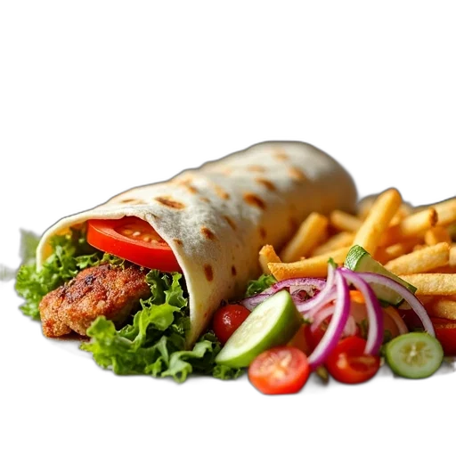 food, photorealistic, 3d render, plate transparent PNG cut-out