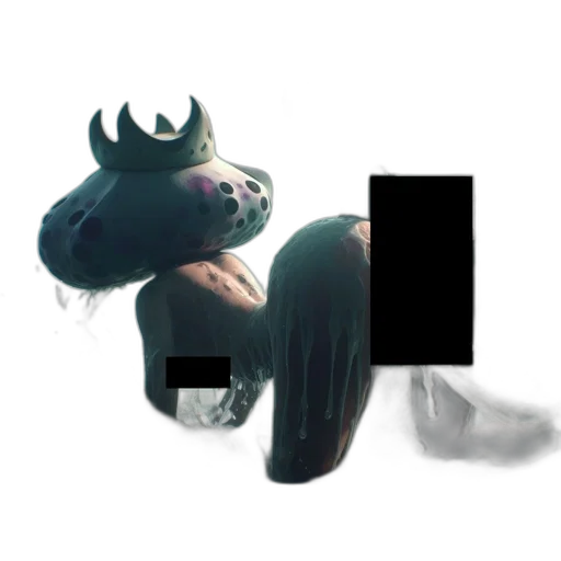 mask, creature, dragon, crown transparent PNG cut-out