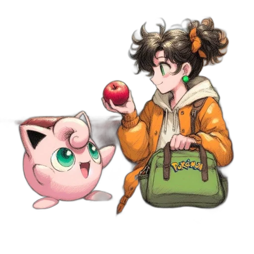 animal, creature, staff, jacket transparent PNG cut-out