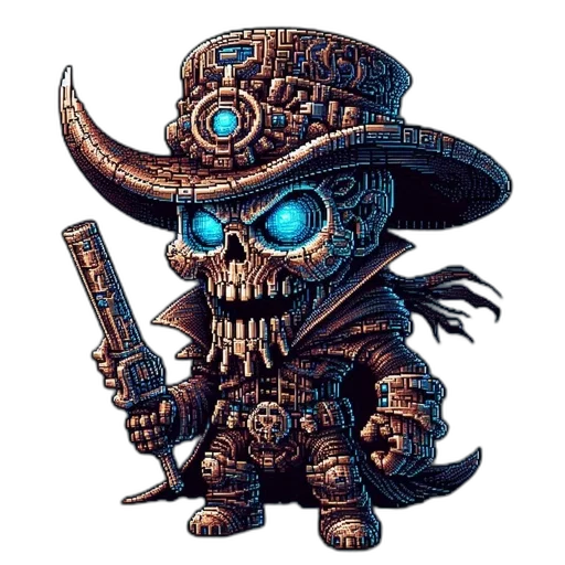 staff, concept art, fantasy art, pixel art transparent PNG cut-out
