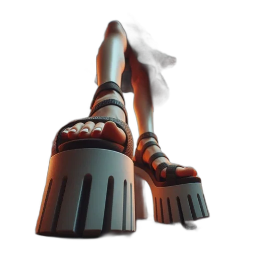 weapon, robot, staff, shoes transparent PNG cut-out