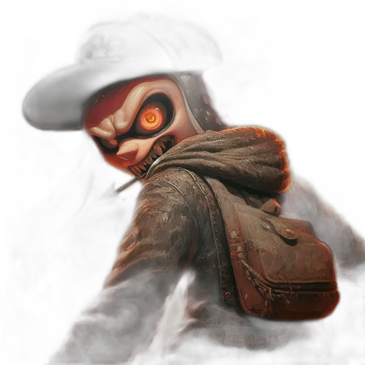 mask, face, hat, jacket transparent PNG cut-out