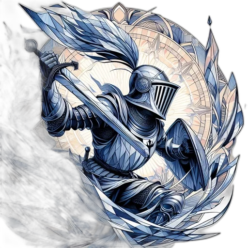 dragon, mask, weapon, sword transparent PNG cut-out