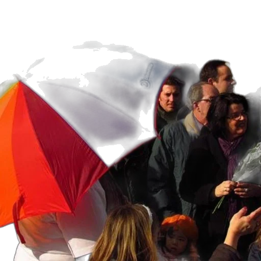umbrella, jacket, staff, rain transparent PNG cut-out
