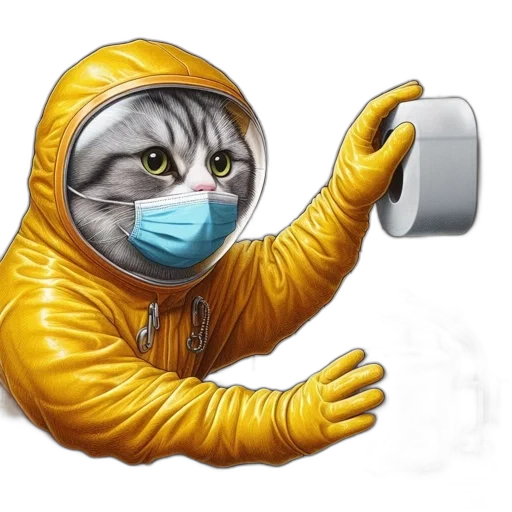 mask, animal, jacket, concept art transparent PNG cut-out