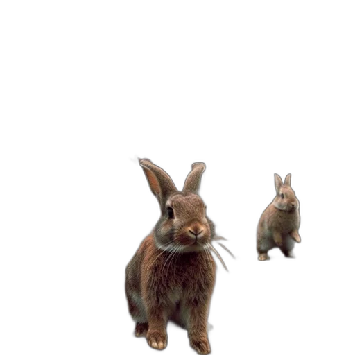 animal, creature, hair, 3d render transparent PNG cut-out