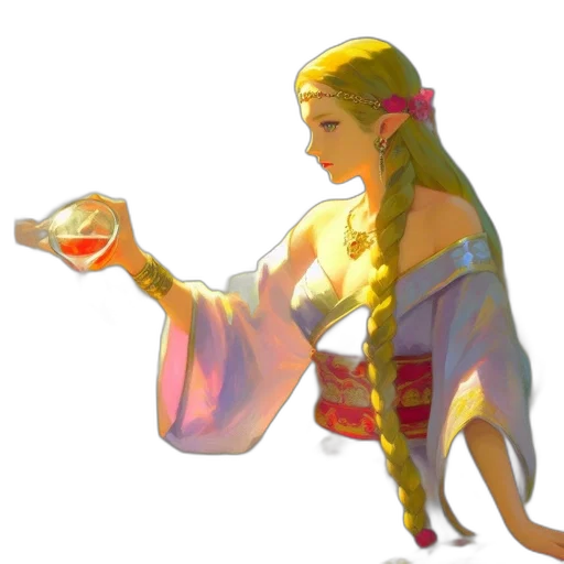 jewelry, staff, dress, weapon transparent PNG cut-out
