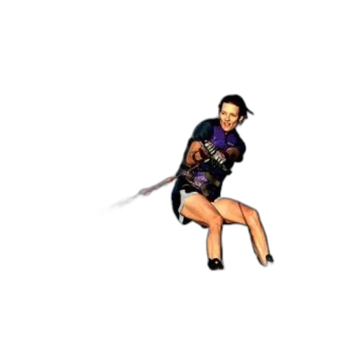 staff, pixel art, cartoon, woman transparent PNG cut-out