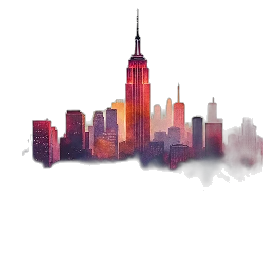 building, concept art, photorealistic, 3d render transparent PNG cut-out
