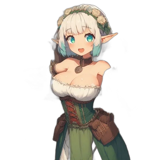 dragon, staff, dress, weapon transparent PNG cut-out