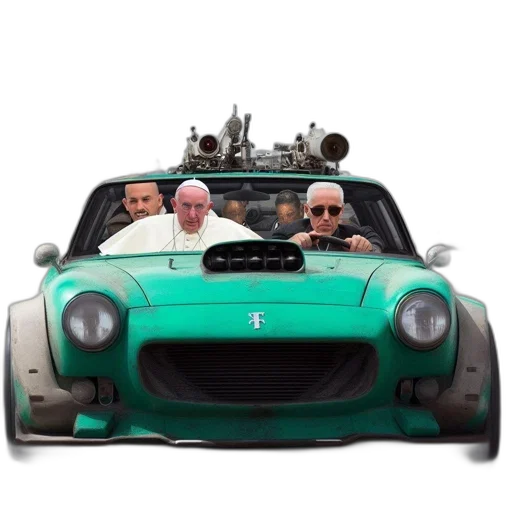 car, weapon, animal, dragon transparent PNG cut-out