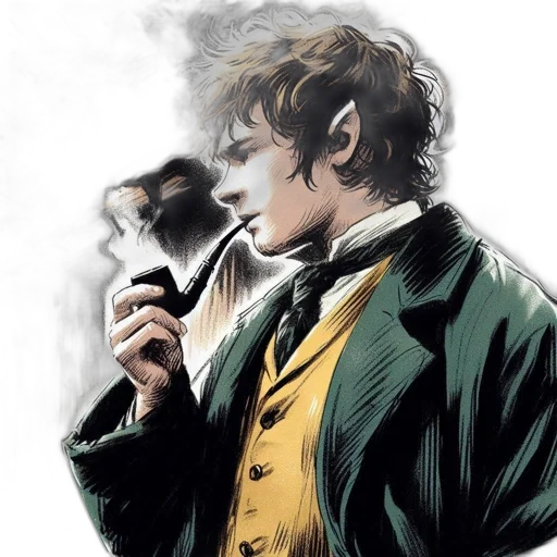 animal, jacket, comic book art, photorealistic transparent PNG cut-out
