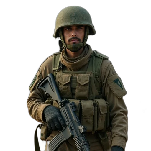 staff, jacket, weapon, face transparent PNG cut-out