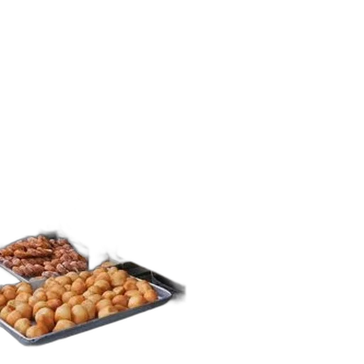food, jacket, 3d render, earth tones transparent PNG cut-out