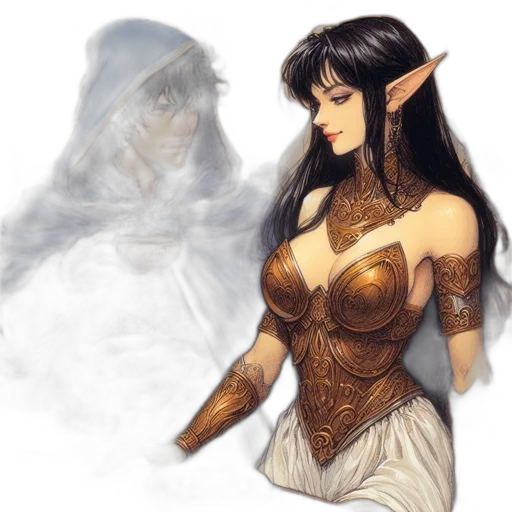 fantasy art, concept art, pixel art, comic book art transparent PNG cut-out