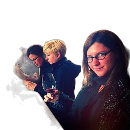 staff, group, people, wine transparent PNG cut-out