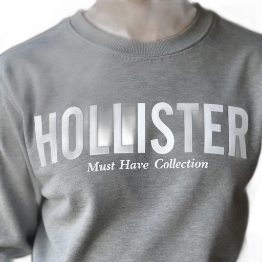 close-up, grey, sweatshirt, white transparent PNG cut-out