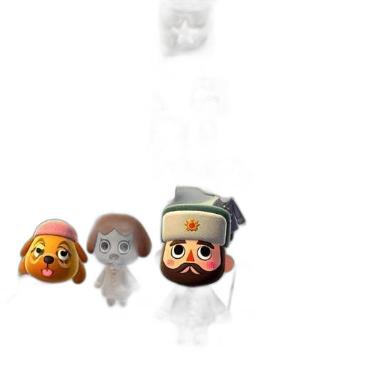 staff, mask, hat, animal transparent PNG cut-out