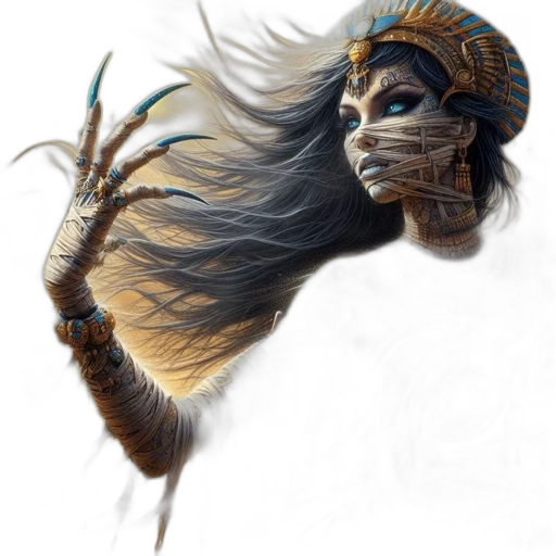 mask, face, hair, creature transparent PNG cut-out