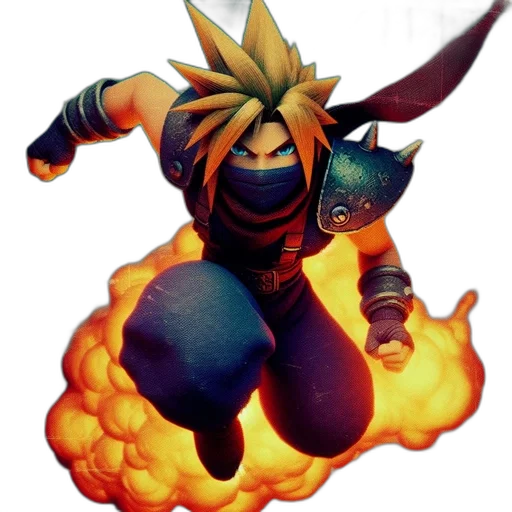 dragon, weapon, staff, mask transparent PNG cut-out