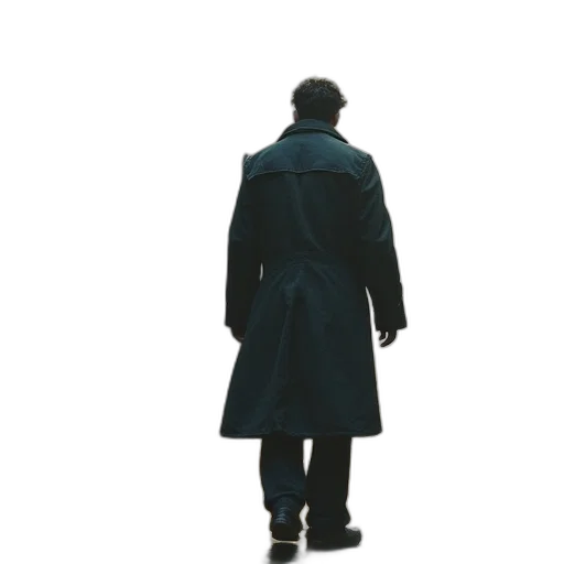 jacket, staff, hat, umbrella transparent PNG cut-out