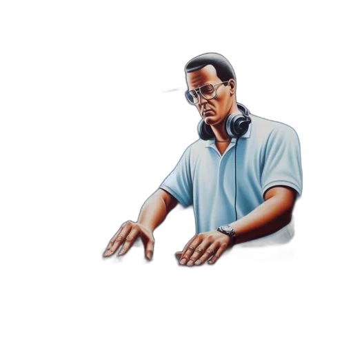 staff, jacket, face, photorealistic transparent PNG cut-out