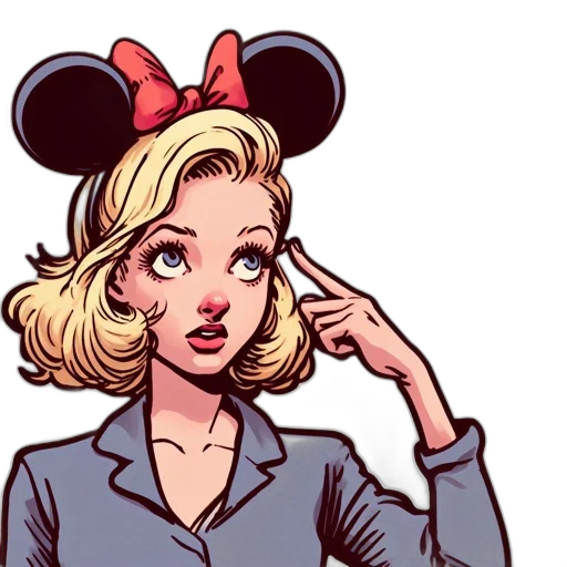 staff, face, hat, comic book art transparent PNG cut-out