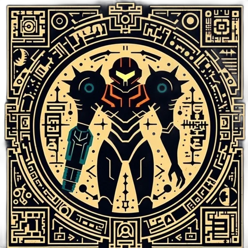 robot, mask, weapon, sword transparent PNG cut-out