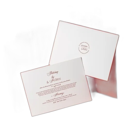 letterpressed, invitation, suite, love transparent PNG cut-out