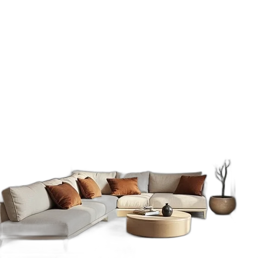 furniture, 3d render, photorealistic, concept art transparent PNG cut-out