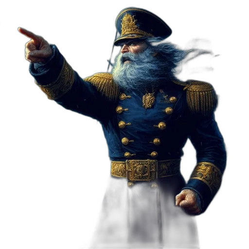 staff, sword, hat, 3d render transparent PNG cut-out