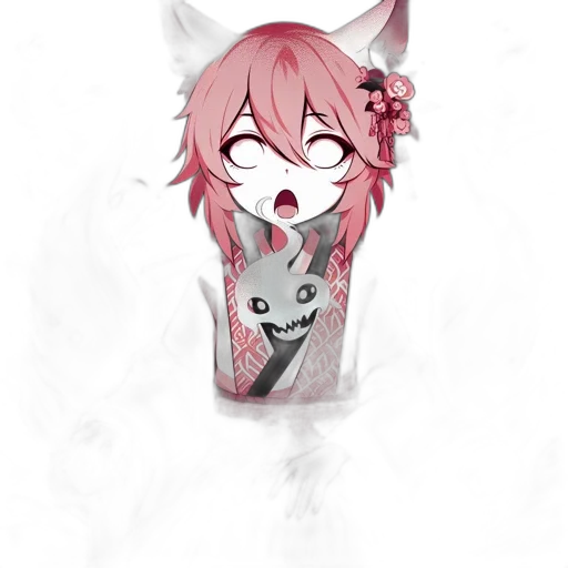 mask, staff, creature, face transparent PNG cut-out