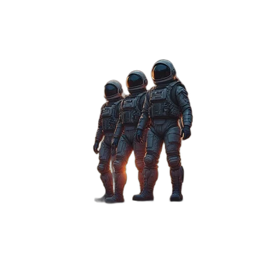 robot, weapon, staff, jacket transparent PNG cut-out