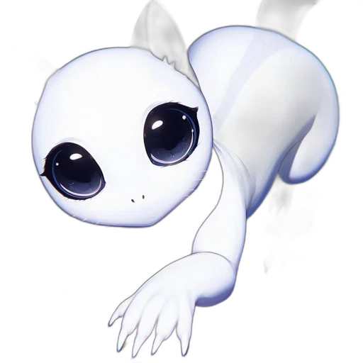 creature, animal, dragon, staff transparent PNG cut-out