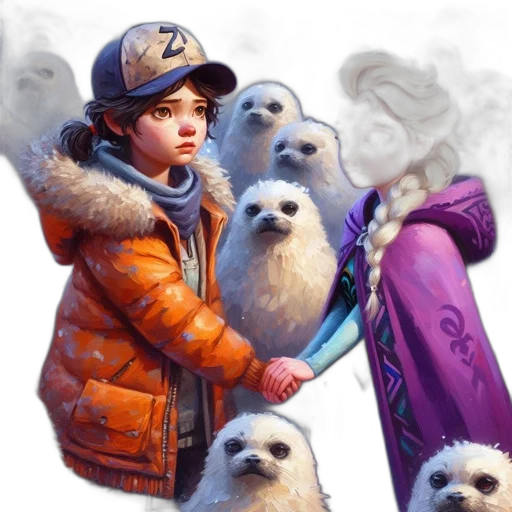 jacket, animal, concept art, fantasy art transparent PNG cut-out