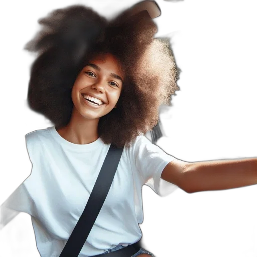 hair, hat, jacket, face transparent PNG cut-out