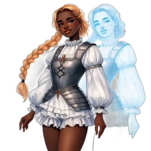 dress, concept art, fantasy art, pixel art transparent PNG cut-out