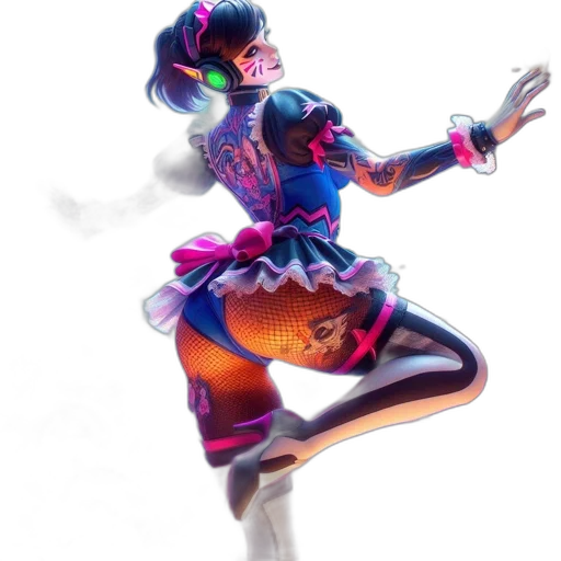 dress, robot, staff, mask transparent PNG cut-out