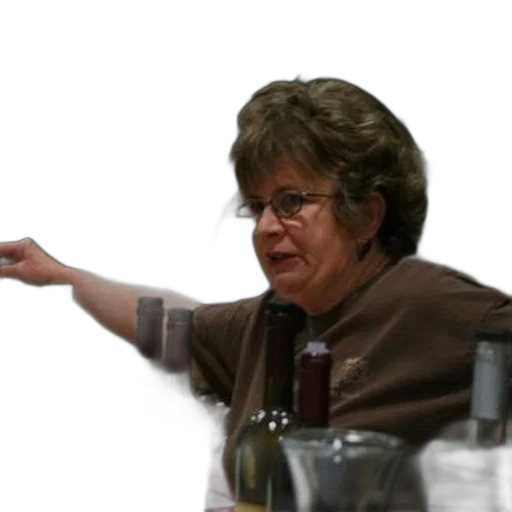 staff, bottle, food, woman transparent PNG cut-out
