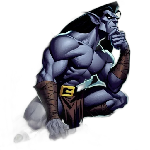 comic book art, concept art, fantasy art, cartoon transparent PNG cut-out