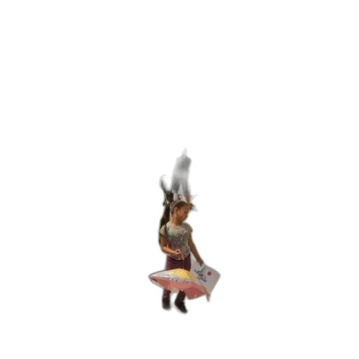 staff, dress, dragon, creature transparent PNG cut-out