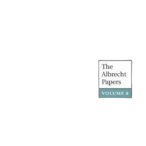 cover, albrecht, papers, volume transparent PNG cut-out