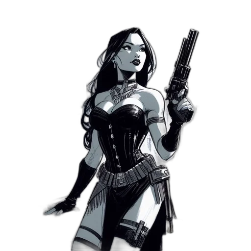 weapon, comic book art, concept art, fantasy art transparent PNG cut-out
