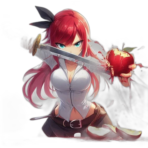 weapon, staff, sword, flower transparent PNG cut-out