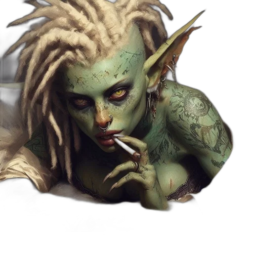 creature, staff, face, dragon transparent PNG cut-out