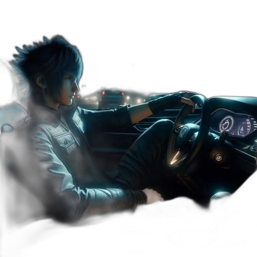 car, jacket, concept art, photorealistic transparent PNG cut-out