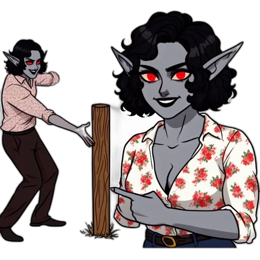 staff, concept art, cartoon, comic book art transparent PNG cut-out